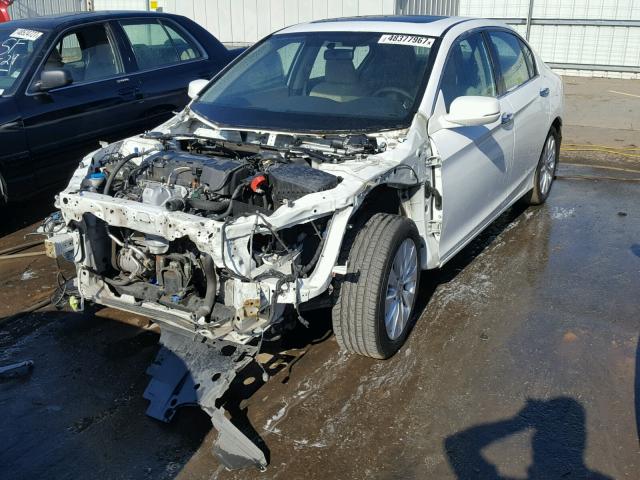 1HGCR2F7XFA092595 - 2015 HONDA ACCORD EX WHITE photo 2