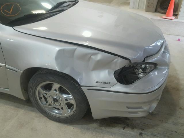 1G2NW52E24C103679 - 2004 PONTIAC GRAND AM G SILVER photo 9