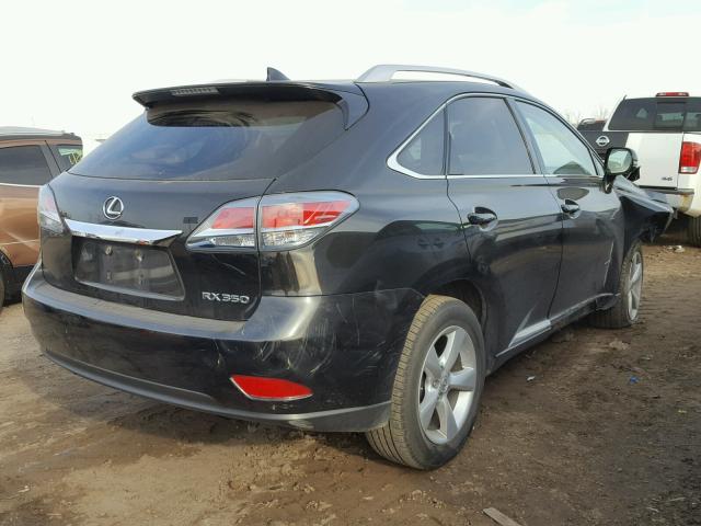 JTJBK1BA4F2470993 - 2015 LEXUS RX 350 BLACK photo 4