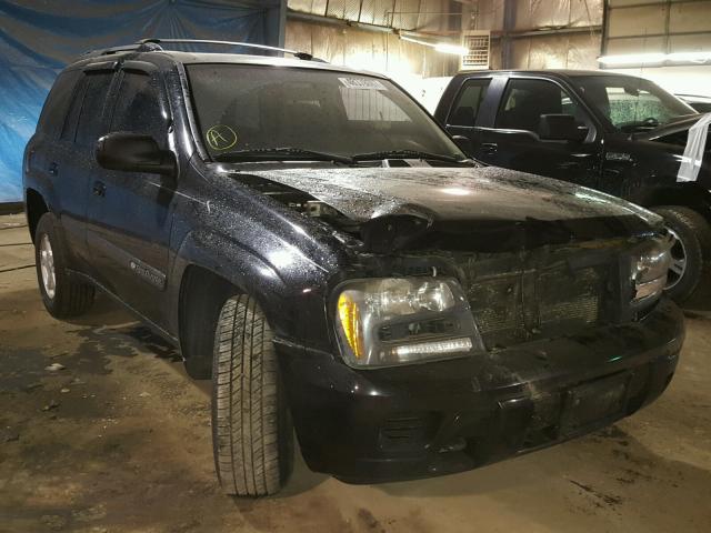 1GNDT13SX32402829 - 2003 CHEVROLET TRAILBLAZE BLACK photo 1