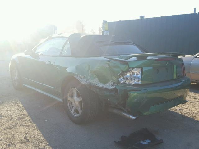 1FAFP4440YF243879 - 2000 FORD MUSTANG GREEN photo 3