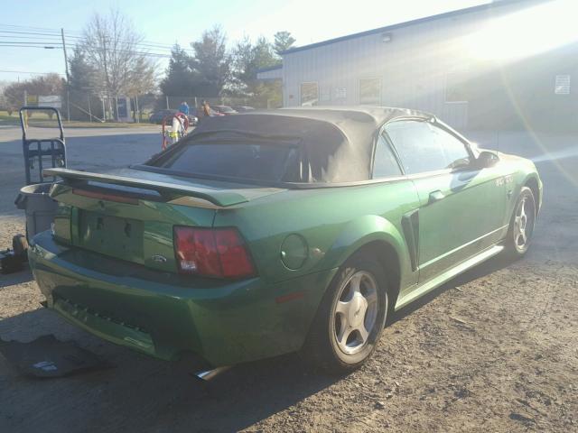 1FAFP4440YF243879 - 2000 FORD MUSTANG GREEN photo 4