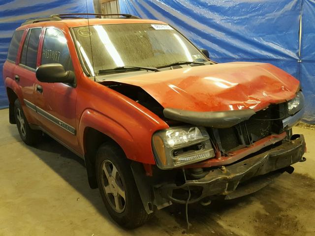 1GNDT13S822156281 - 2002 CHEVROLET TRAILBLAZE RED photo 1