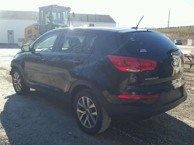 KNDPB3AC8F7677316 - 2015 KIA SPORTAGE L BLACK photo 3