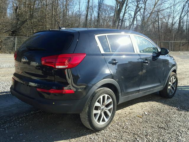 KNDPB3AC8F7677316 - 2015 KIA SPORTAGE L BLACK photo 4