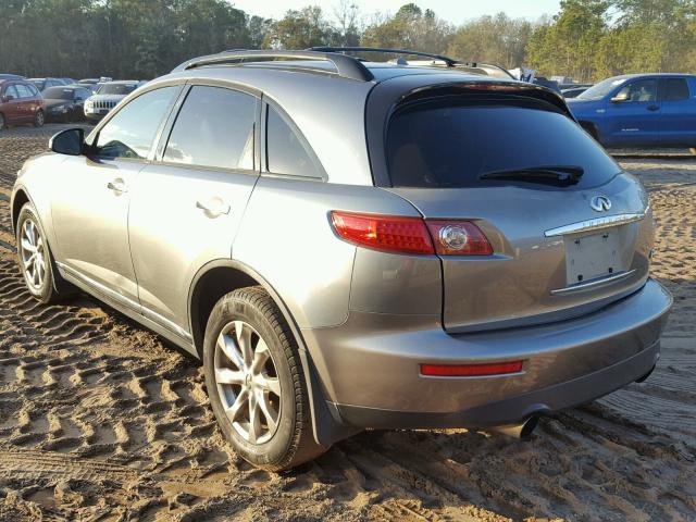 JNRAS08W27X202573 - 2007 INFINITI FX35 GRAY photo 3