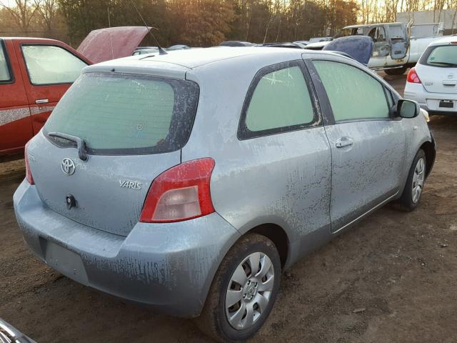 JTDJT923285141089 - 2008 TOYOTA YARIS SILVER photo 4