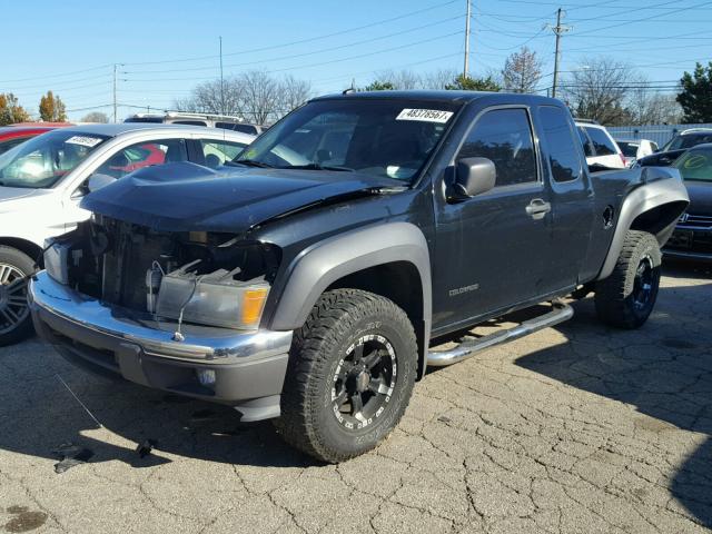 1GCDT196858252190 - 2005 CHEVROLET COLORADO BLACK photo 2