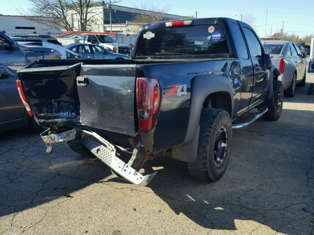 1GCDT196858252190 - 2005 CHEVROLET COLORADO BLACK photo 4