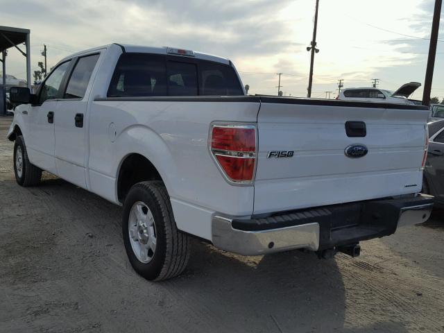 1FTFW1CF5EKD53831 - 2014 FORD F150 SUPER WHITE photo 3