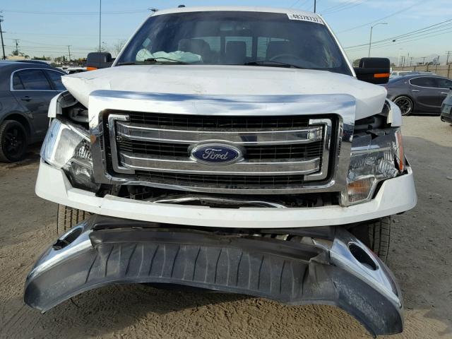 1FTFW1CF5EKD53831 - 2014 FORD F150 SUPER WHITE photo 9