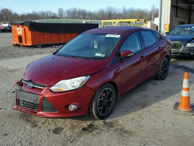 1FADP3F25DL135590 - 2013 FORD FOCUS SE RED photo 2