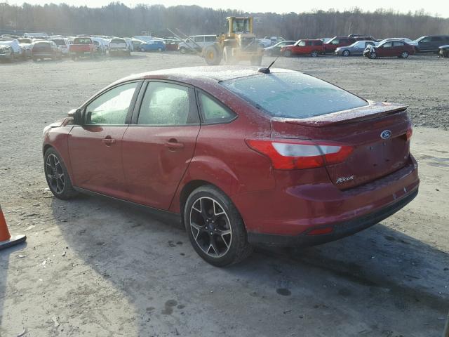 1FADP3F25DL135590 - 2013 FORD FOCUS SE RED photo 3