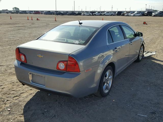 1G1ZH57B184259078 - 2008 CHEVROLET MALIBU 1LT BLUE photo 4