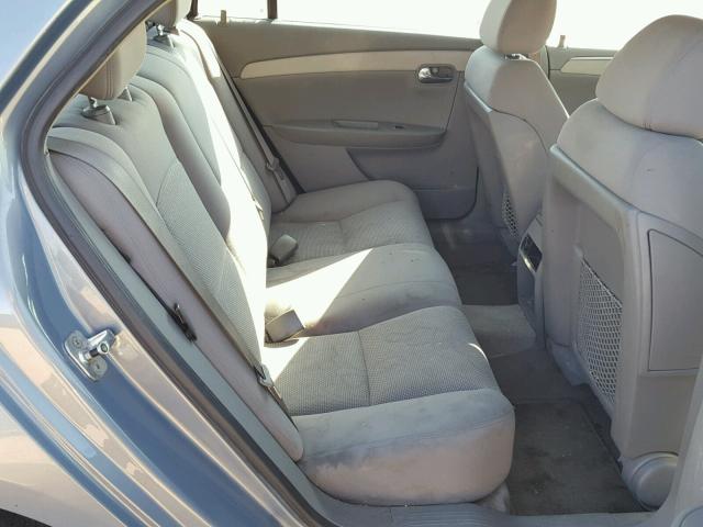 1G1ZH57B184259078 - 2008 CHEVROLET MALIBU 1LT BLUE photo 6