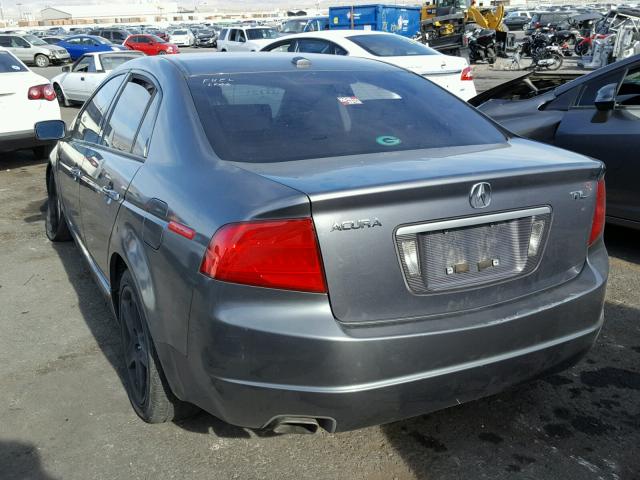 19UUA66286A022889 - 2006 ACURA 3.2TL GRAY photo 3