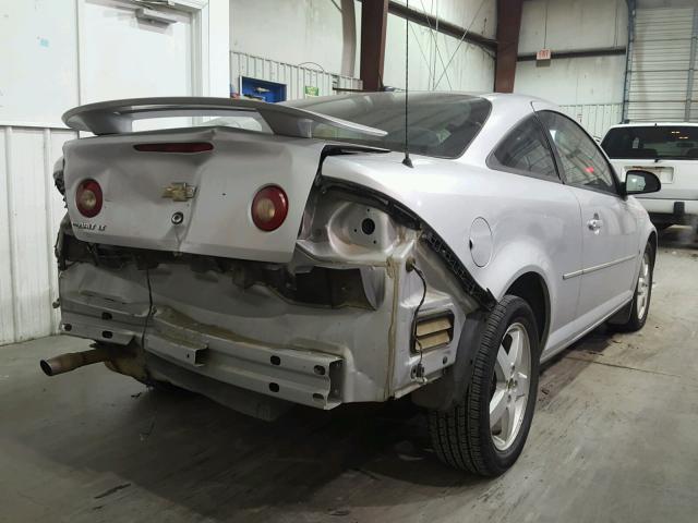 1G1AL18F067640468 - 2006 CHEVROLET COBALT LT SILVER photo 4