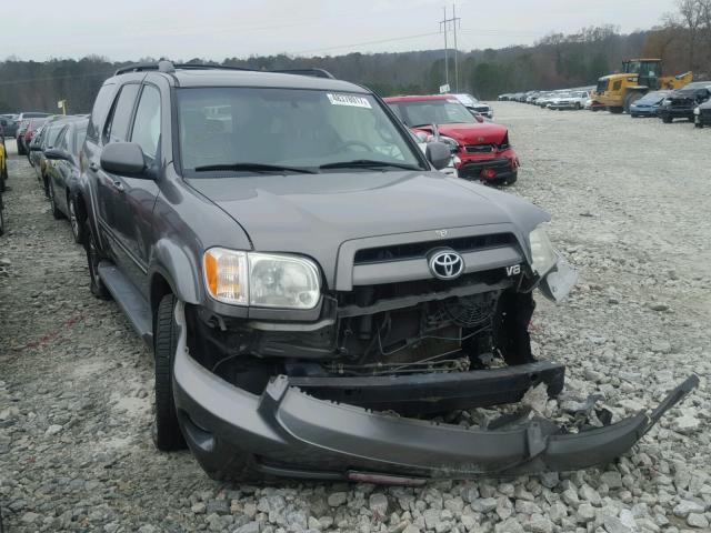 5TDZT34A27S299209 - 2007 TOYOTA SEQUOIA SR GRAY photo 1