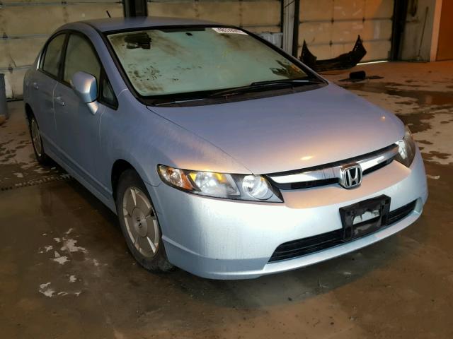 JHMFA36206S028166 - 2006 HONDA CIVIC HYBR SILVER photo 1