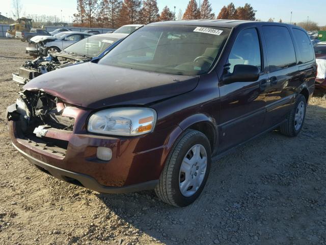 1GNDV23WX8D192022 - 2008 CHEVROLET UPLANDER L 栗色 照片 2