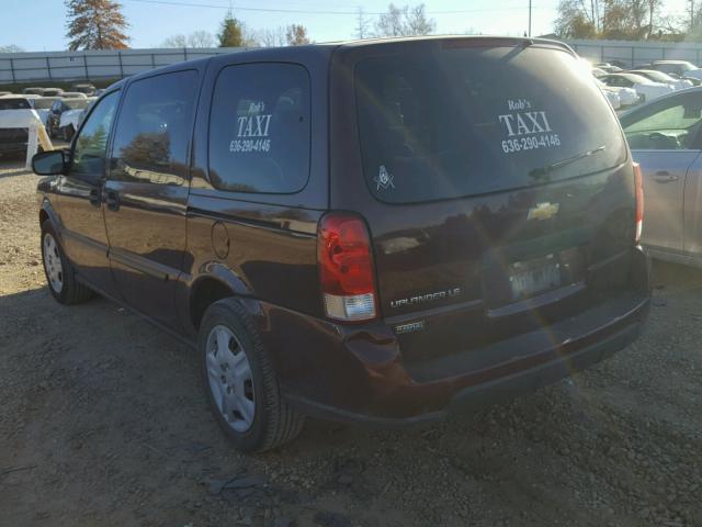 1GNDV23WX8D192022 - 2008 CHEVROLET UPLANDER L 栗色 照片 3