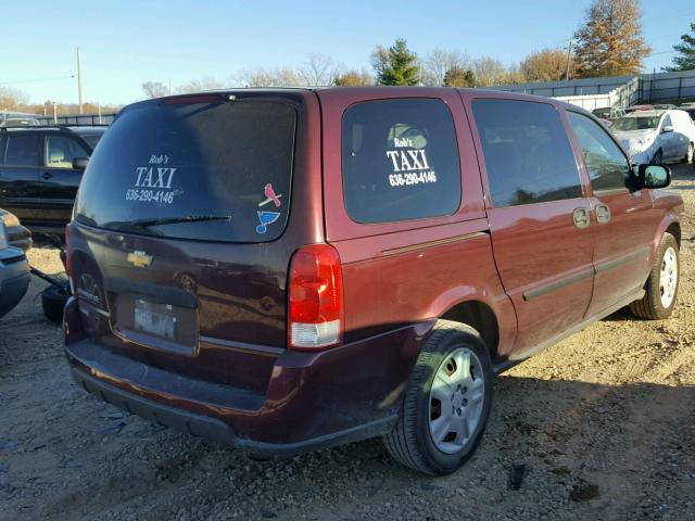 1GNDV23WX8D192022 - 2008 CHEVROLET UPLANDER L 栗色 照片 4