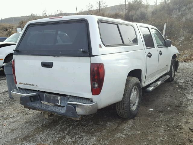 1GCCS138158139075 - 2005 CHEVROLET COLORADO WHITE photo 4