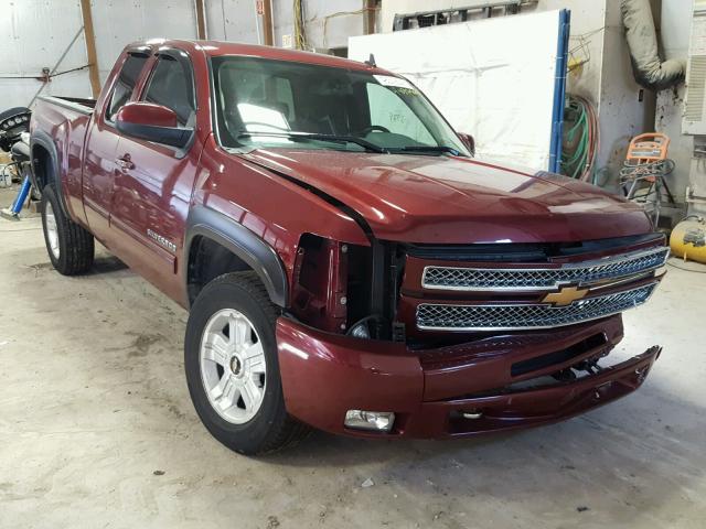 1GCRKSE72DZ404762 - 2013 CHEVROLET SILVERADO MAROON photo 1