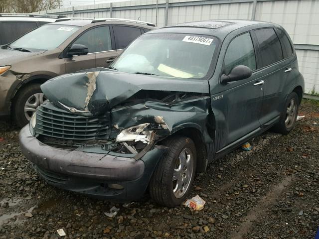 3C8FY4BB21T678406 - 2001 CHRYSLER PT CRUISER GREEN photo 2