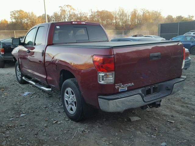 5TFRY5F13AX094557 - 2010 TOYOTA TUNDRA DOU RED photo 3