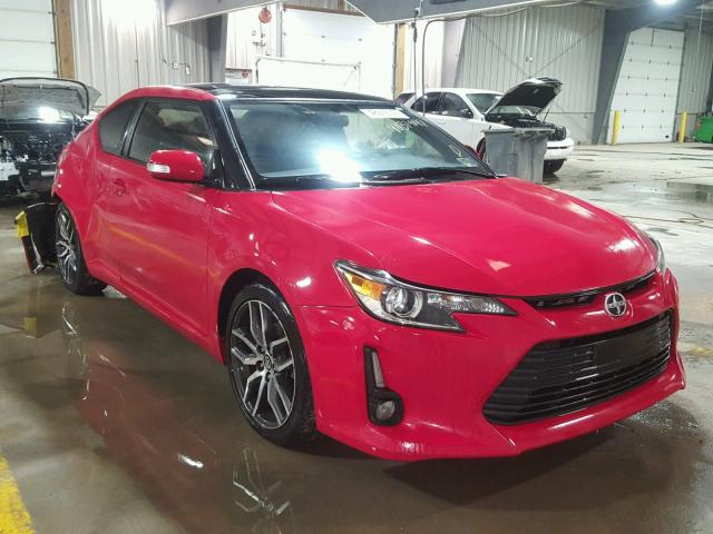 JTKJF5C74F3092464 - 2015 TOYOTA SCION TC RED photo 1