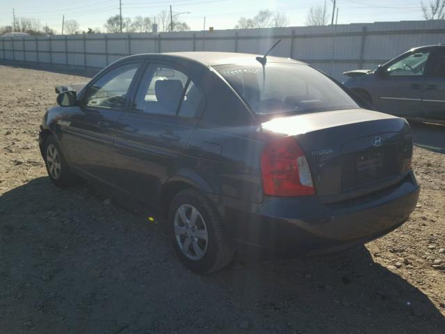 KMHCN4AC3BU614269 - 2011 HYUNDAI ACCENT GLS GRAY photo 3