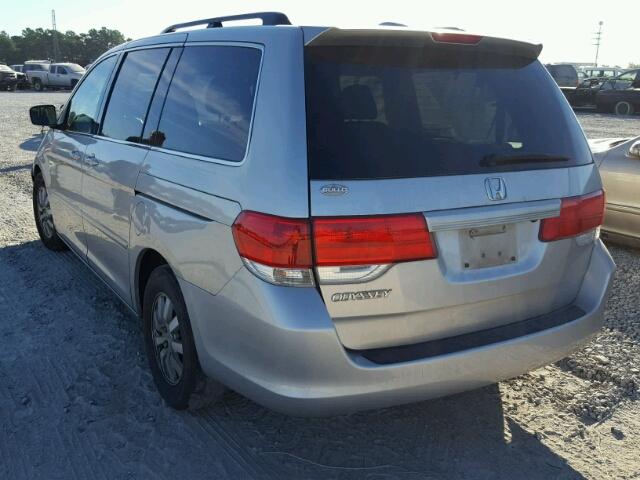 5FNRL38618B088191 - 2008 HONDA ODYSSEY EX SILVER photo 3