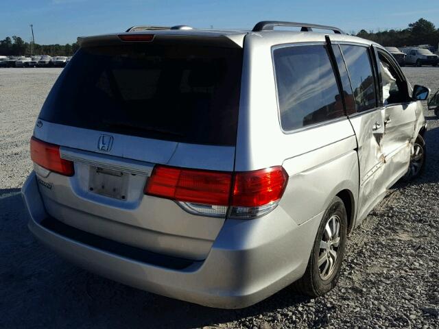 5FNRL38618B088191 - 2008 HONDA ODYSSEY EX SILVER photo 4