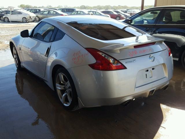 JN1AZ4EH8CM564317 - 2012 NISSAN 370Z BASE SILVER photo 3