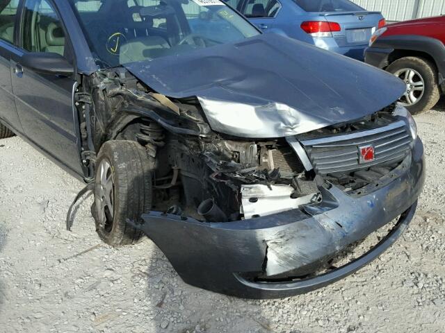 1G8AZ55F56Z143738 - 2006 SATURN ION LEVEL GRAY photo 9