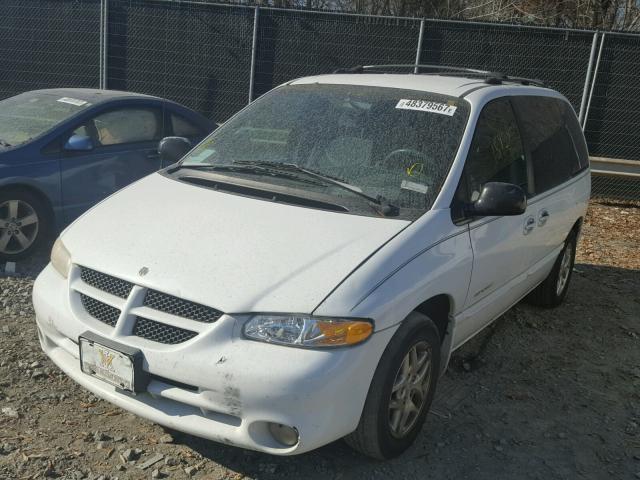 1B4GP45GXXB809766 - 1999 DODGE CARAVAN SE WHITE photo 2