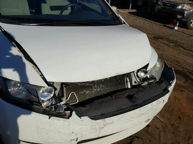 19XFA1F58BE006767 - 2011 HONDA CIVIC LX WHITE photo 9