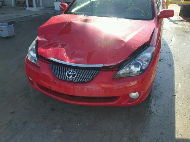 4T1FA38P96U104283 - 2006 TOYOTA CAMRY SOLA RED photo 9