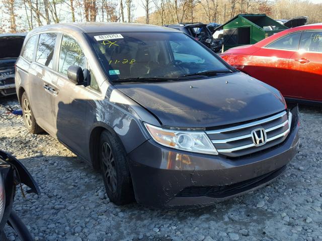 5FNRL5H4XBB097487 - 2011 HONDA ODYSSEY EX GRAY photo 1