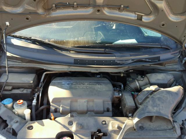 5FNRL5H4XBB097487 - 2011 HONDA ODYSSEY EX GRAY photo 7