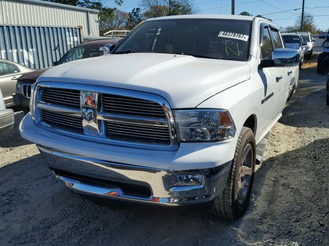 1C6RD7LT2CS241777 - 2012 DODGE RAM 1500 S WHITE photo 2