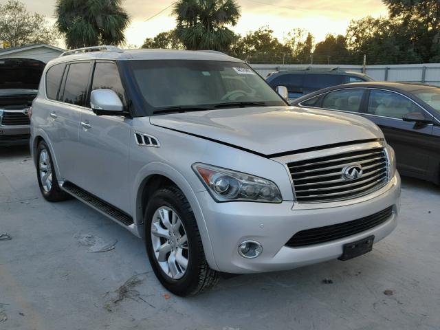 JN8AZ2NE4C9018578 - 2012 INFINITI QX56 SILVER photo 1