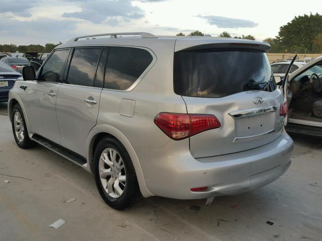 JN8AZ2NE4C9018578 - 2012 INFINITI QX56 SILVER photo 3