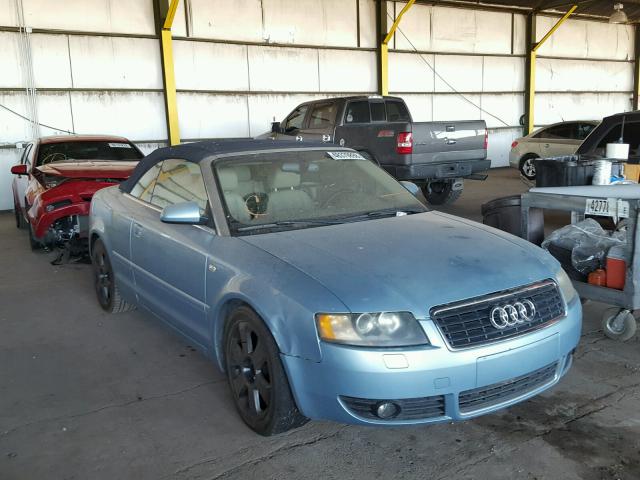 WAUAC48H15K007092 - 2005 AUDI A4 1.8 CAB BLUE photo 1