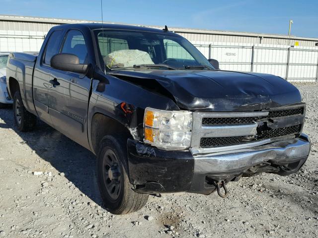 2GCEC19C781245197 - 2008 CHEVROLET SILVERADO BLACK photo 1