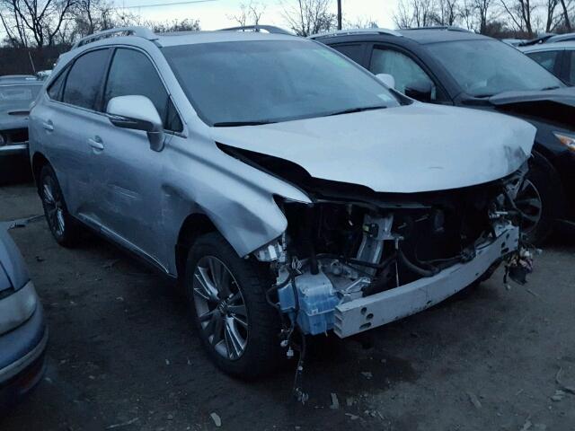 JTJBC1BA8D2449431 - 2013 LEXUS RX 450 SILVER photo 1