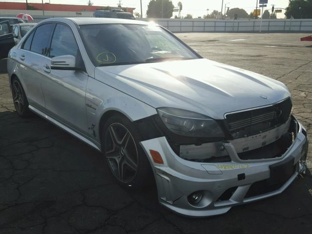 WDDGF7HB3AF497352 - 2010 MERCEDES-BENZ C 63 AMG SILVER photo 1