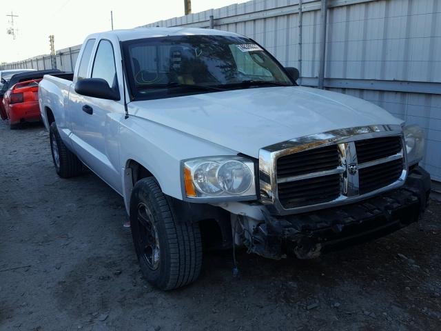 1D7HE42KX7S146792 - 2007 DODGE DAKOTA SLT WHITE photo 1