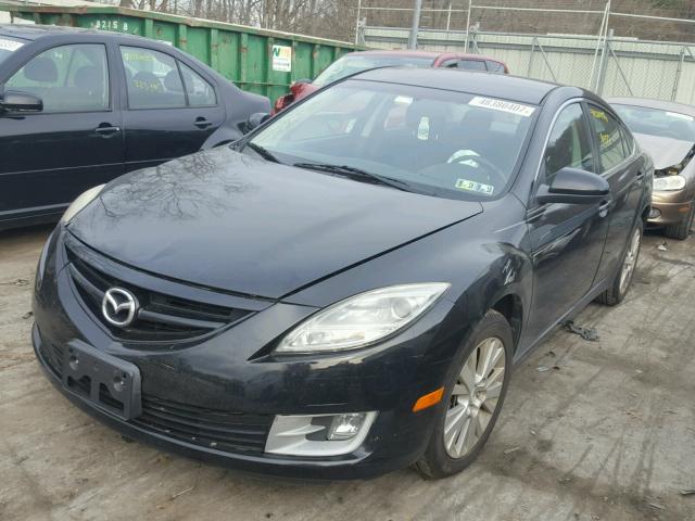 1YVHZ8CH4A5M34557 - 2010 MAZDA 6 I BLACK photo 2